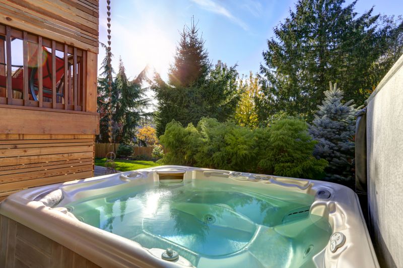 Backyard Hot Tub Installation